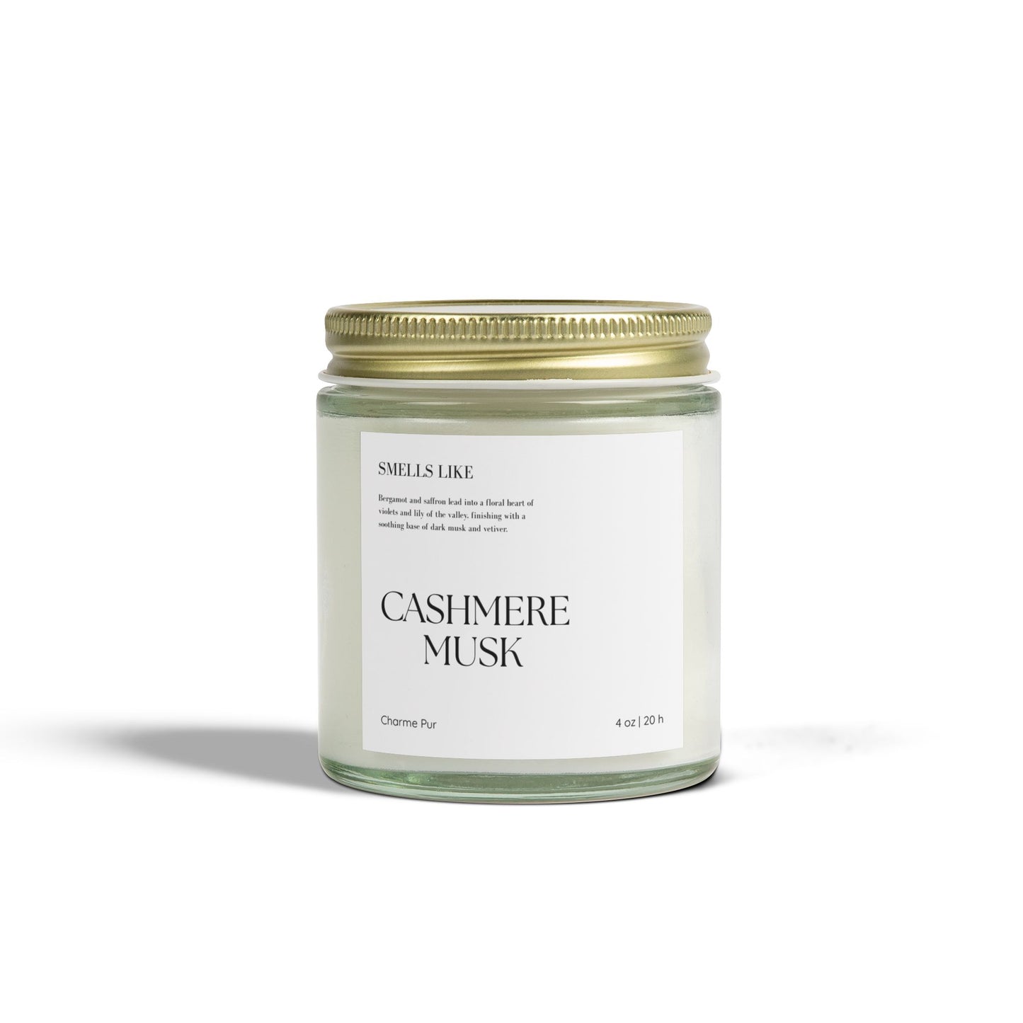 Cashmere Musk | Luxury Scented Candle – Coconut Apricot Wax