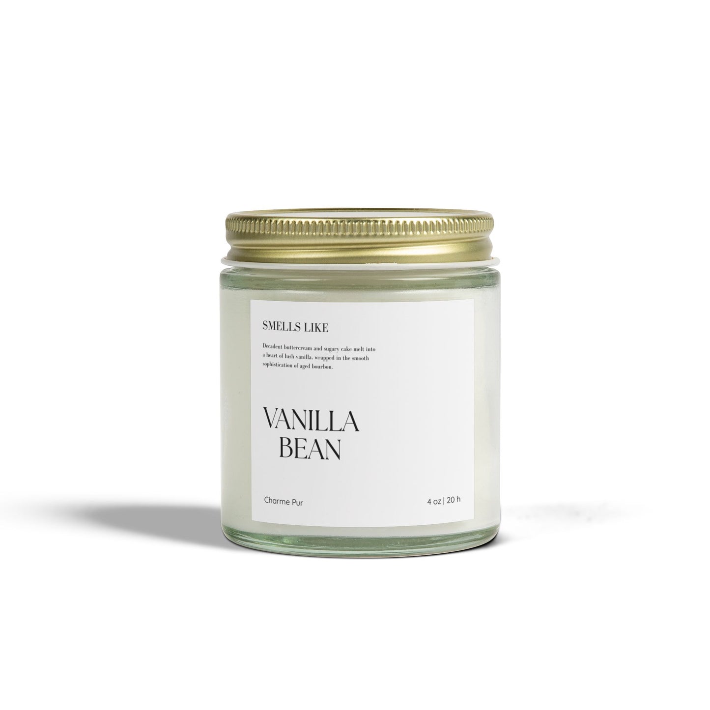 Vanilla Bean | Luxury Scented Candle – Coconut Apricot Wax