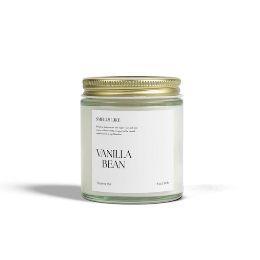 Vanilla Bean | Luxury Scented Candle – Coconut Apricot Wax