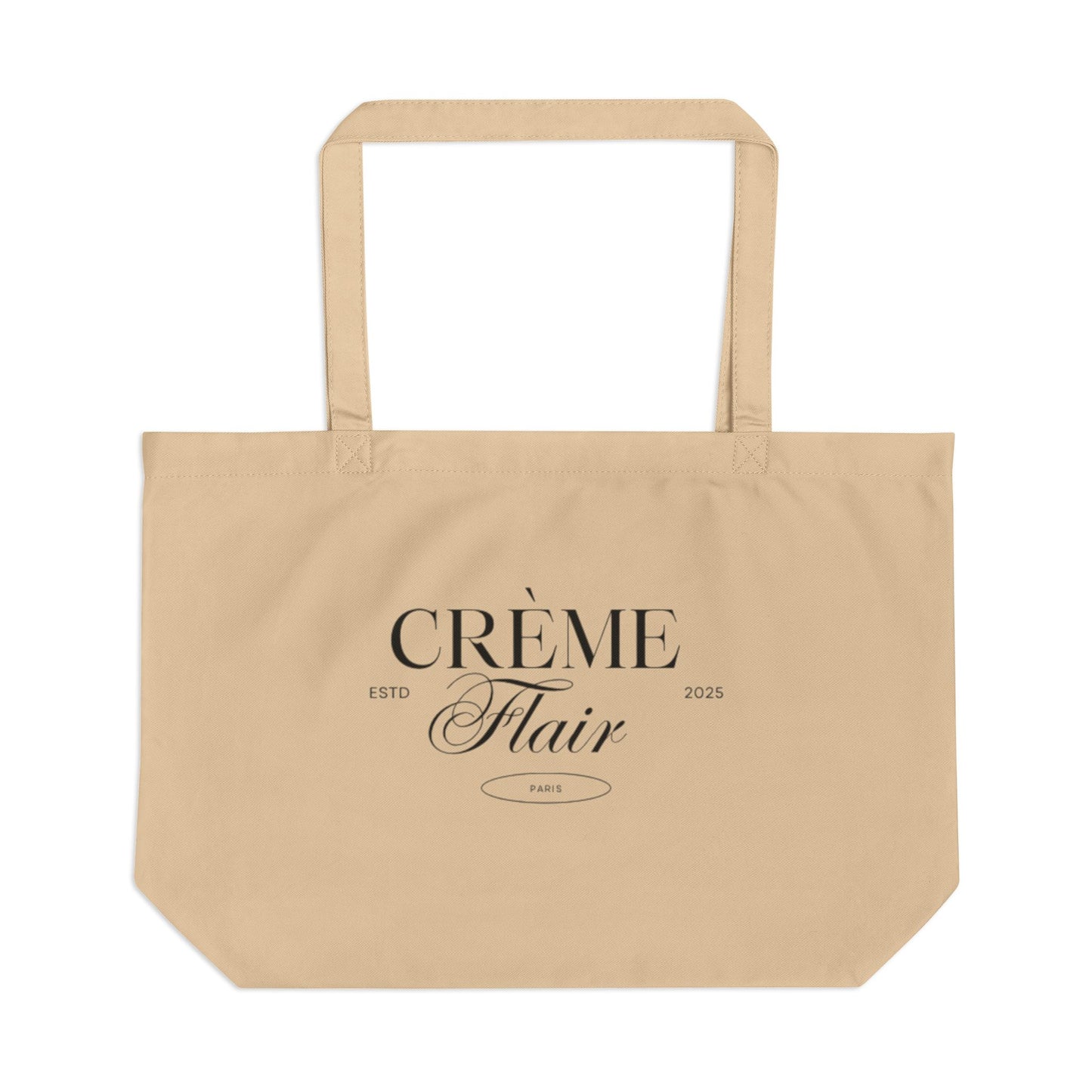 Crème Flair | Eco-Friendly Fashion Tote Bag | by Charme Pur