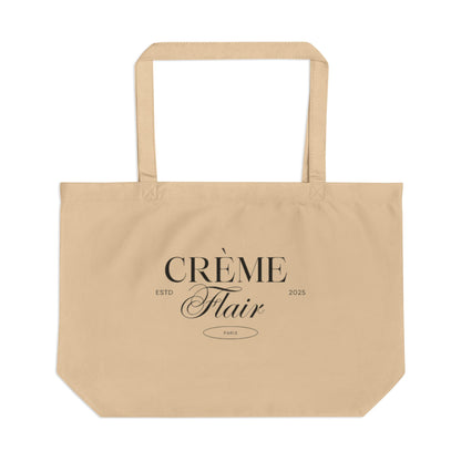 Crème Flair | Eco-Friendly Fashion Tote Bag | by Charme Pur