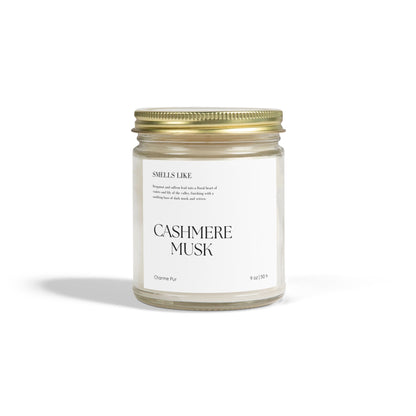 Cashmere Musk | Luxury Scented Candle – Coconut Apricot Wax