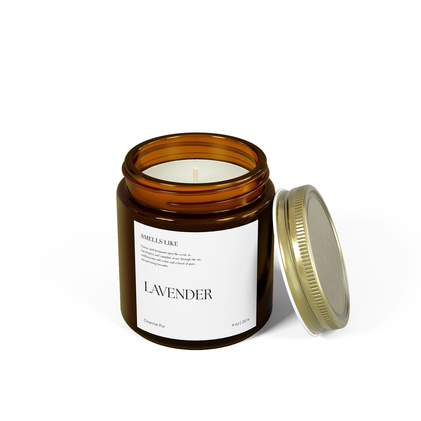 Lavender | Luxury Scented Candle – Coconut Apricot Wax