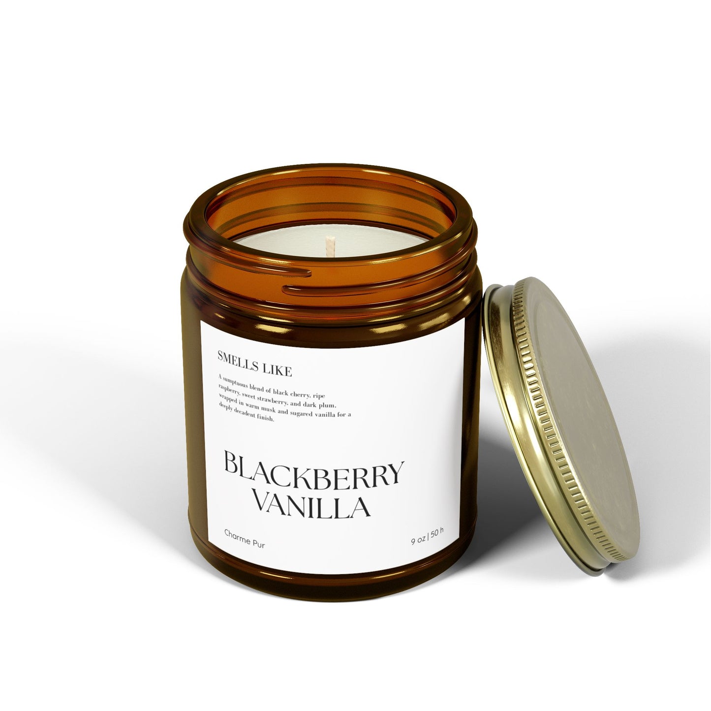 Blackberry Vanilla | Luxury Scented Candle – Coconut Apricot Wax