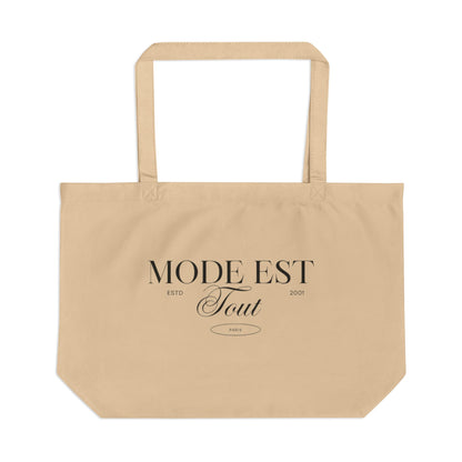 Mode Est Tout | Eco-Friendly Fashion Tote Bag | by Charme Pur
