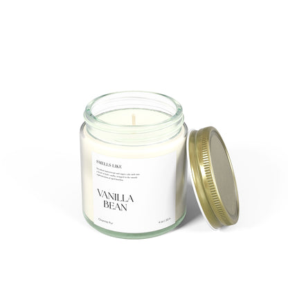 Vanilla Bean | Luxury Scented Candle – Coconut Apricot Wax