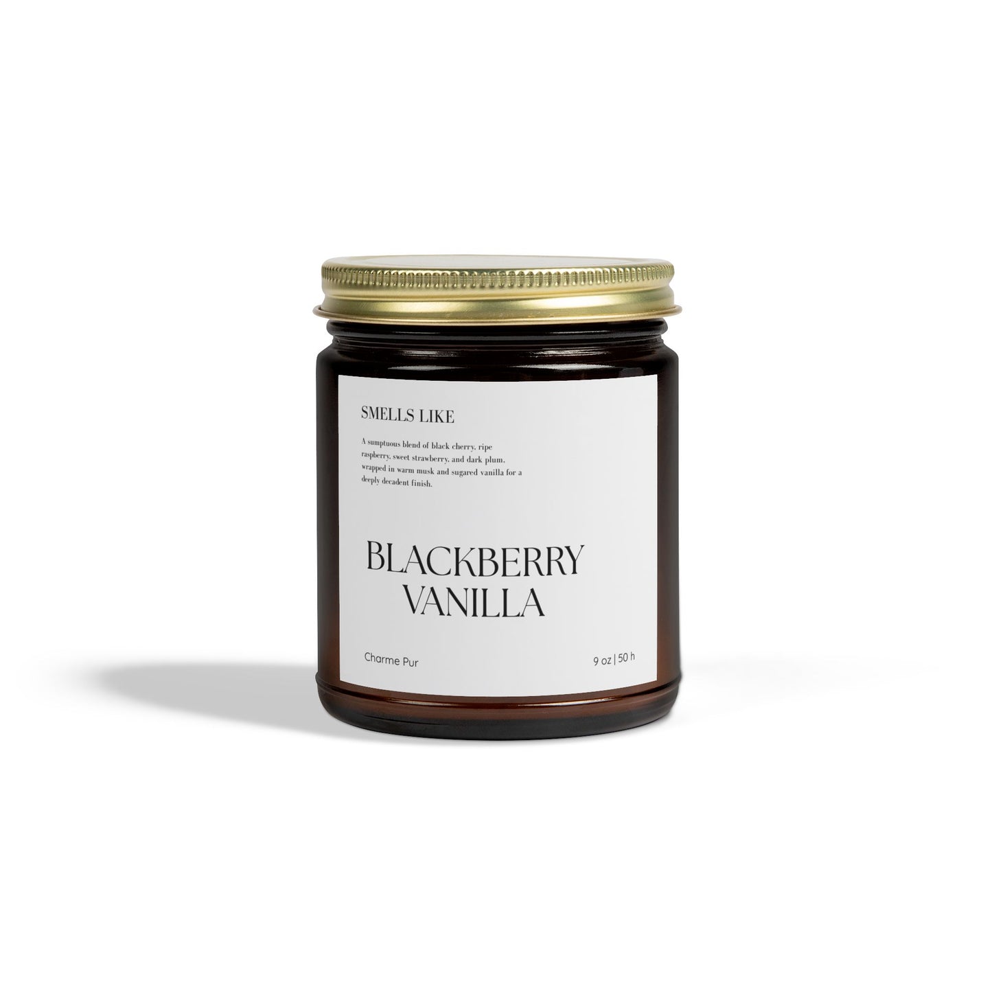 Blackberry Vanilla | Luxury Scented Candle – Coconut Apricot Wax
