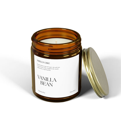 Vanilla Bean | Luxury Scented Candle – Coconut Apricot Wax