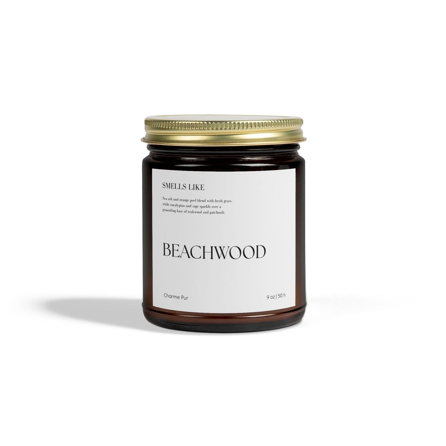Beachwood | Luxury Scented Candle – Coconut Apricot Wax