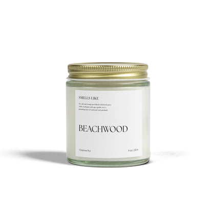 Beachwood | Luxury Scented Candle – Coconut Apricot Wax
