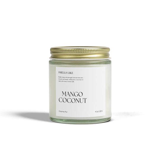 Mango Coconut | Luxury Scented Candle – Coconut Apricot Wax