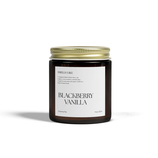 Blackberry Vanilla | Luxury Scented Candle – Coconut Apricot Wax