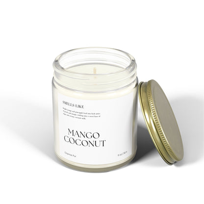 Mango Coconut | Luxury Scented Candle – Coconut Apricot Wax