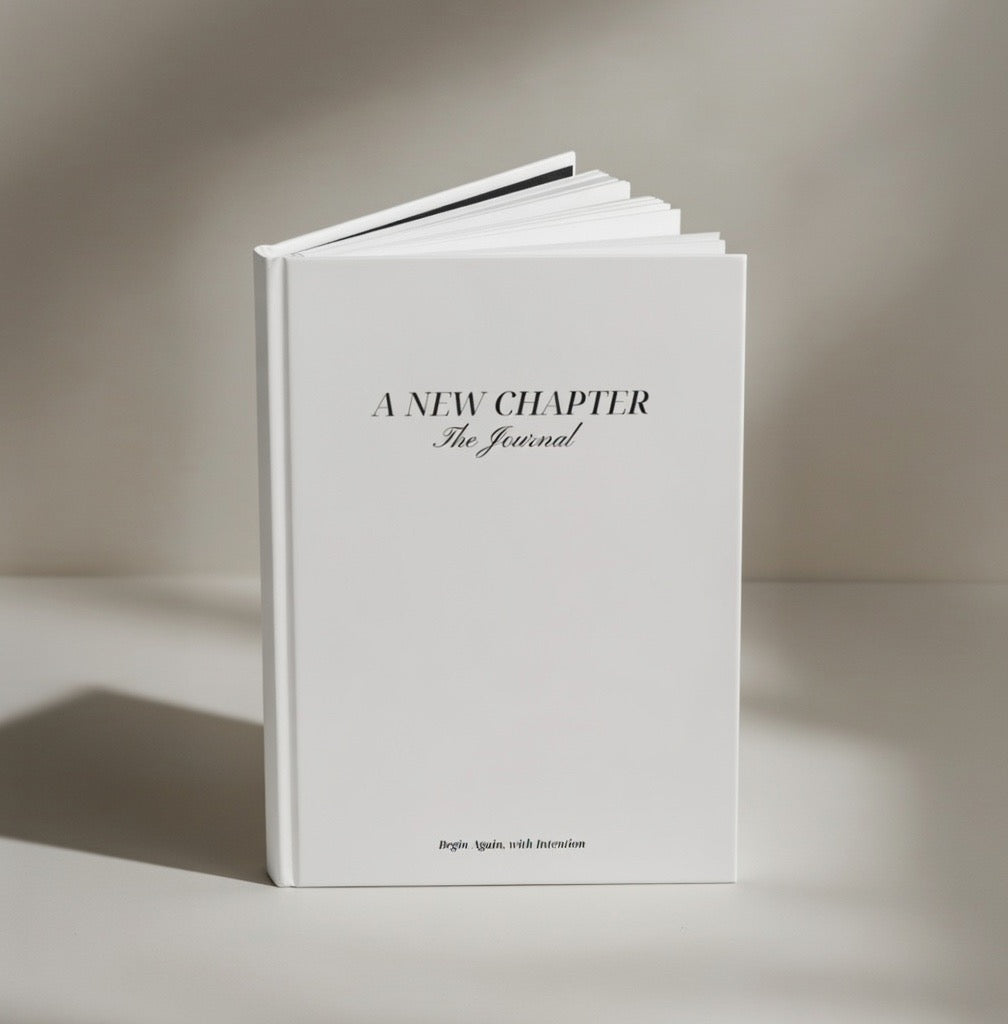 "A New Chapter" - Matte Hardcover Journal | Begin Again With Intention